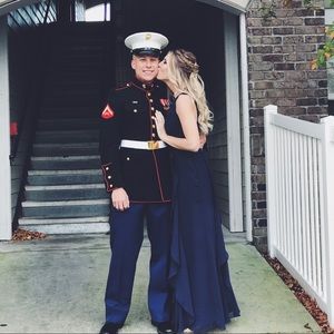 Navy Blue Vera Wang Dress